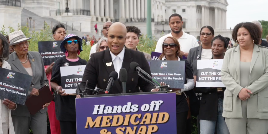 Rep. Ayanna Pressley Slams ‘The Great Republican Ripoff’