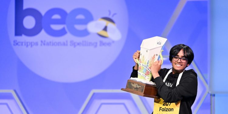Faizan Zaki wins 2025 Scripps National Spelling Bee