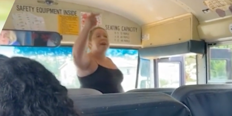School Bus Karen Attacks Middle School Black Girl With Racism