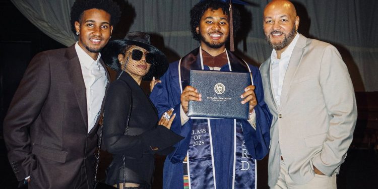 Toni Braxton Celebrates Son’s Graduation from Howard University