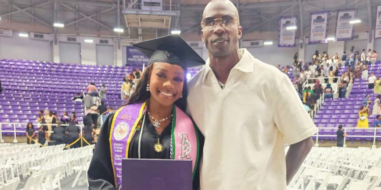 NFL legend sees daughter graduate from HBCU