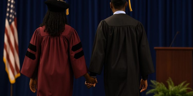 Mother and son overcome obstacles to graduate together at HBCU