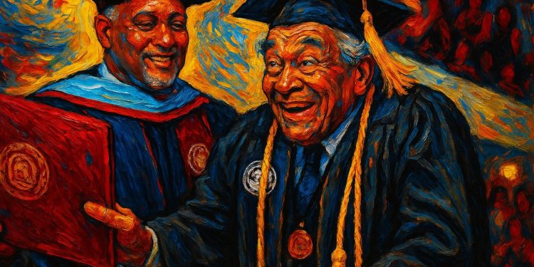 HBCU awards degree to 80 year old Vietnam veteran