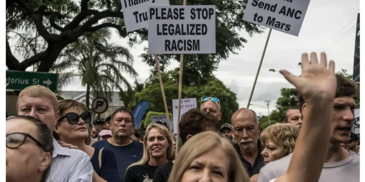 Trump Accused of ‘Rolling Out the Red Carpet’ for White South Africans Alleging Racism with Free Housing and Furniture; Critics Blame Elon Musk