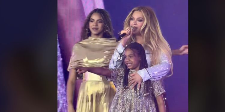 “Email” from Blue Ivy Tells Rumi to Tone it Down on Stage