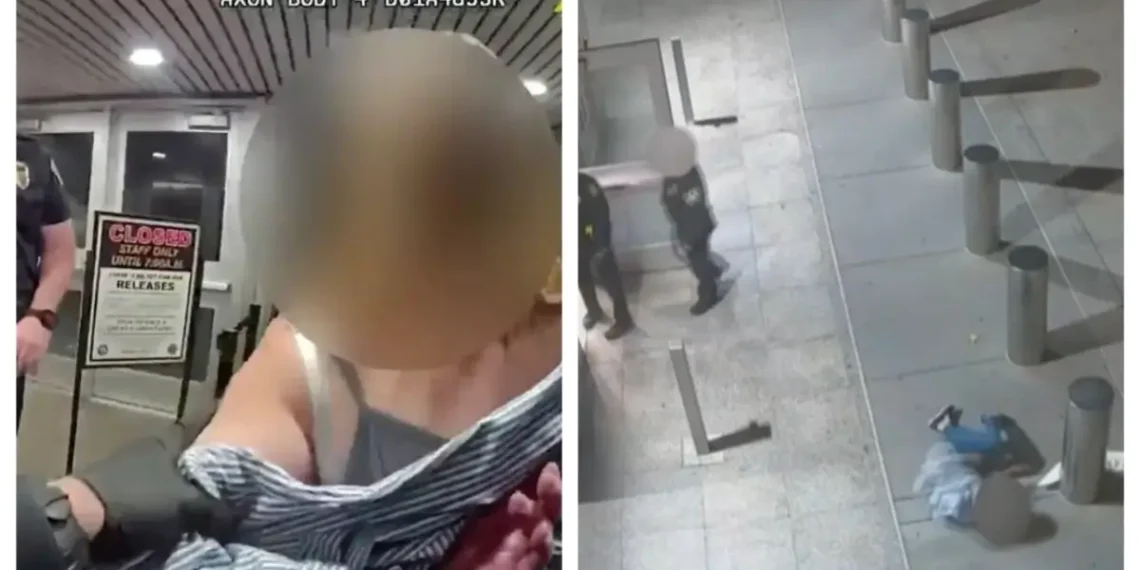Sacramento Cop Who Was Fired After He Was Caught on Video Forcefully Shoving a 71-Year-Old Woman Out of Jail Exit Has Been Charged with Felony Assault