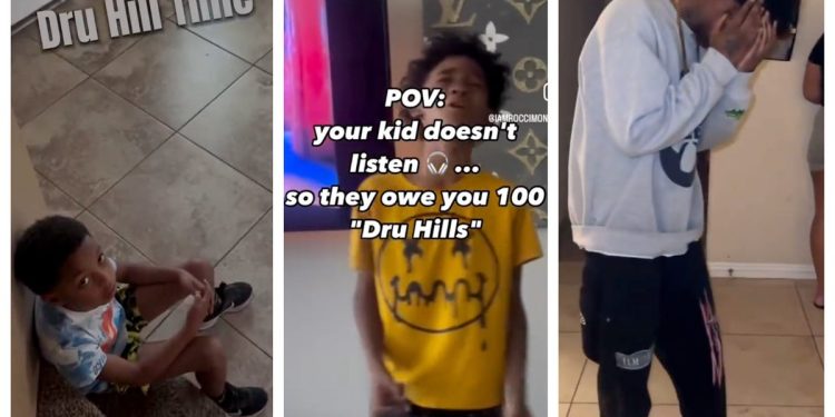 Internet Reacts to Viral ‘Dru Hills’ Punishment for Kids