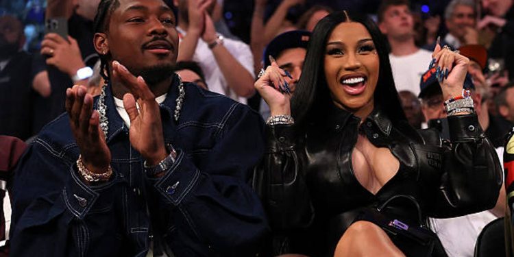 Cardi B And Stefon Diggs Debut Relationship At Knicks Playoffs