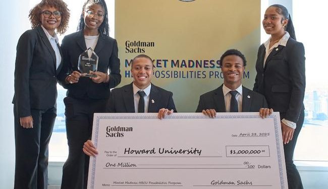 HBCU News – Howard Team Wins $1M in Goldman Sachs’ Market Madness Competition