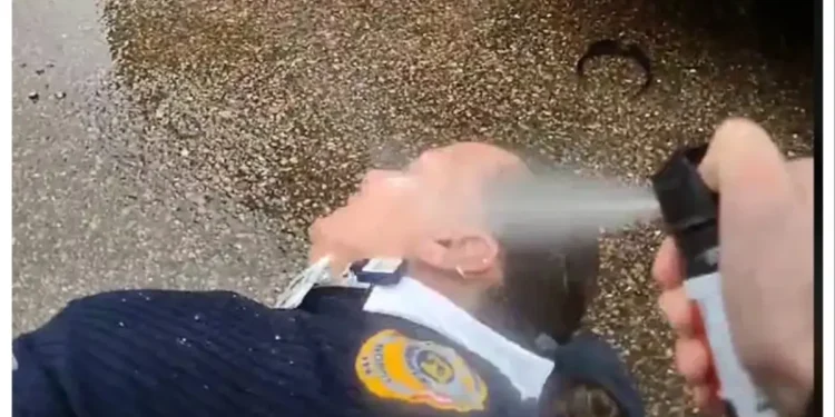 Video Shows Colorado Cop Pepper-Spraying Handcuffed Woman Who Wasn’t Driving After She Asked for Female Officer to Frisk Her During DUI Arrest