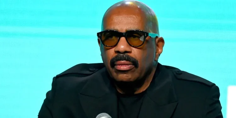 Steve Harvey Goes Off on ‘Broke’ Rapper for Dropping His Name In Song In Resurfaced ‘Family Feud’ Clip