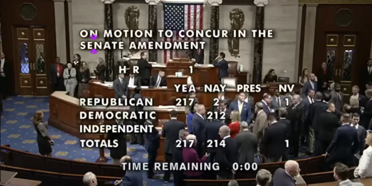House passes bill, potentially cutting healthcare for millions
