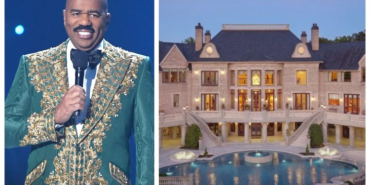 Tour of Steve Harvey’s $15 Million Mansion in Atlanta