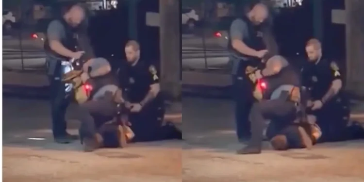 Kansas City Police Officer Caught on Video Kneeing Man in the Face While He’s Handcuff and Lying on His Stomach. Now Cop Is Facing Double Consequences