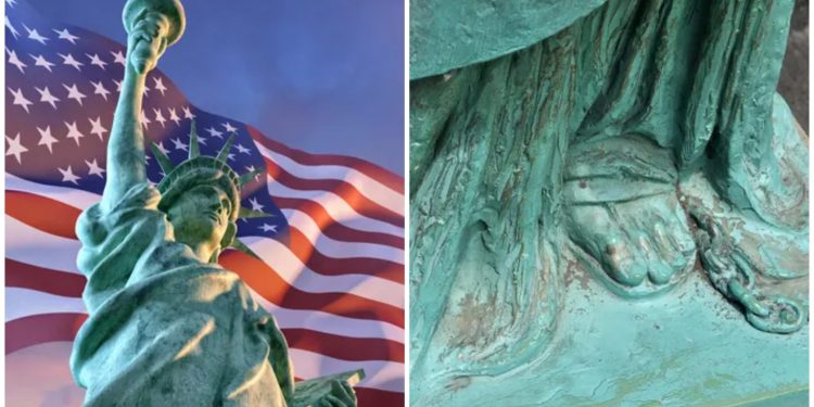 Independence Day And The Statue Of Liberty Chains Explained