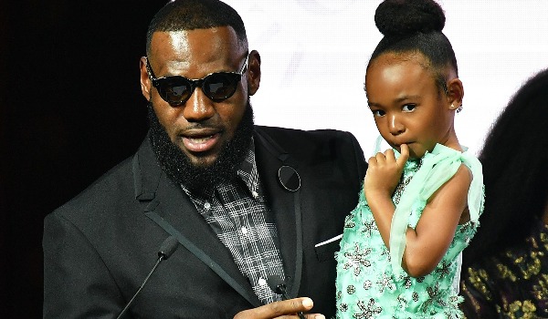 Fans Race to LeBron James’ Defense After He Was Trashed for Still Carrying His 10-Year-Old Daughter