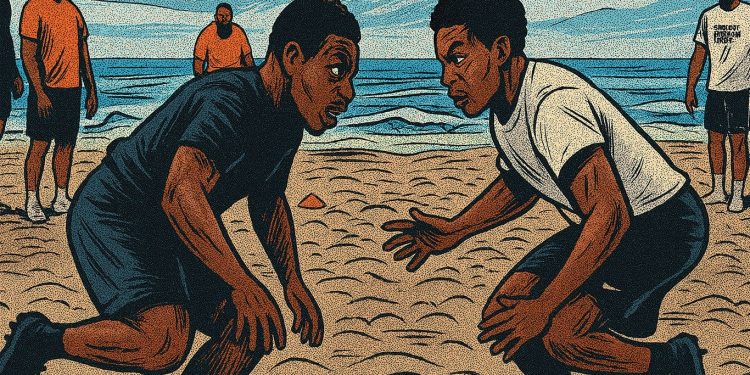 HBCU football team has an amazing beach workout