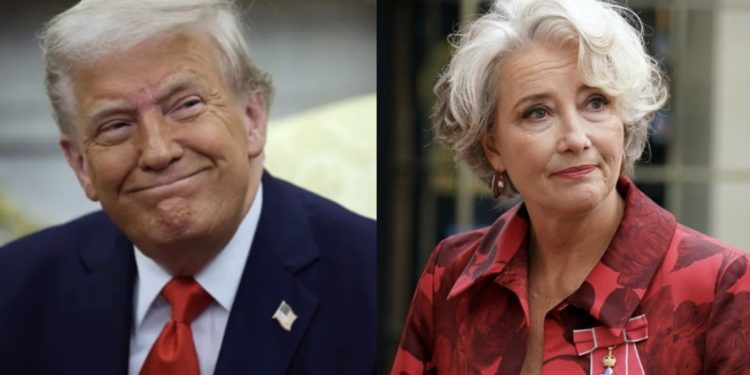 Oscar Winner Emma Thompson Says Donald Trump Tracked Her Down the Day She Divorced Using a Number No One Had; What He Wanted Left Her Shaken