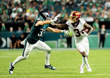 Washington falls short in narrow 24-22 loss to Eagles