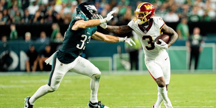 Washington falls short in narrow 24-22 loss to Eagles