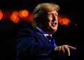 Trump Walks Off Dancing Like Nothing’s Wrong — Then Cameras Catch His Tense Confrontation with a Man Near the Stairs