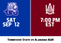 Tennessee State travels to Alabama A&M for the first time in 18 years