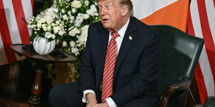 Trump’s Ireland Ceremony Goes Sideways After Cameras Catch the Awkward Moment He Takes a Seat