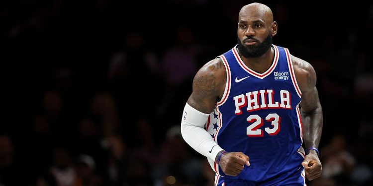 LeBron James Racks Up 10 In 18 Minutes Of Sixers Debut