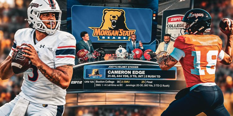 HBCU QB Earns ESPN Helmet Sticker After 444-Yard Breakout
